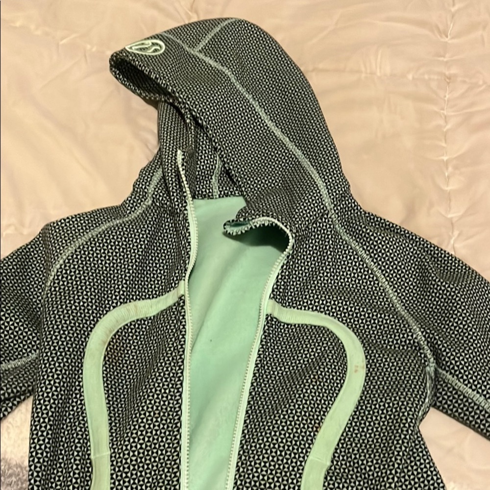 Women's Green and Black Lululemon Jacket
